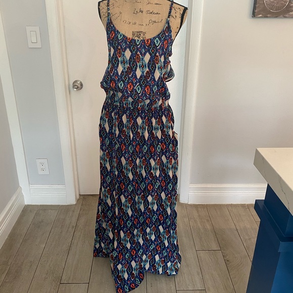 Scarlett Roos printed maxi dress summer size 1 - Picture 2 of 9